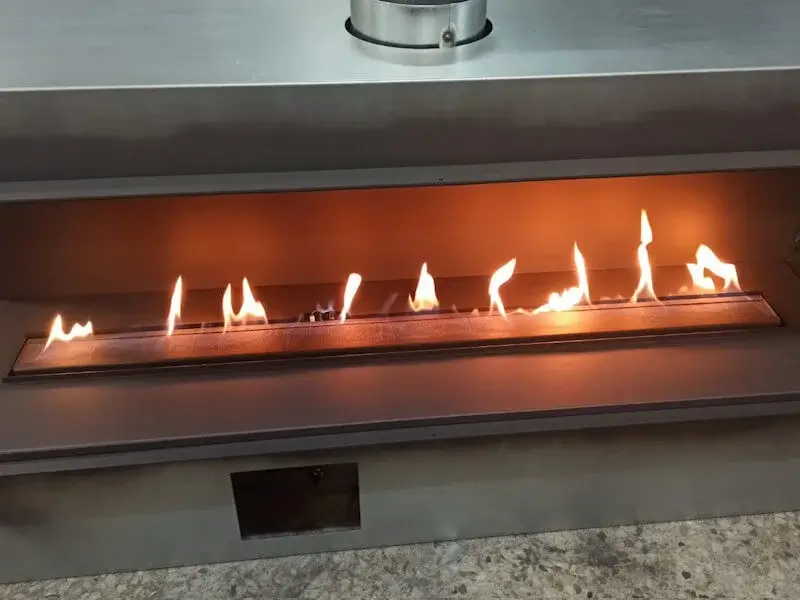 Quemador automático de gas de 120cm
