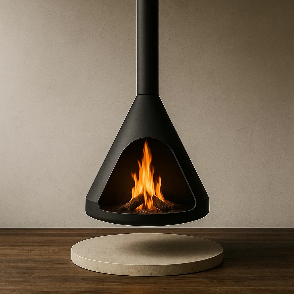 Zürich — chimenea colgante de perfil cónico